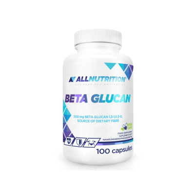 Бета глюкани 500 мг х 100 капсули Allnutrition | Beta Glucan