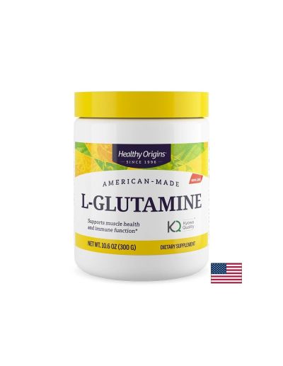 Л-Глутамин на прах 300 гр Healthy Origins | L-Glutamine powder