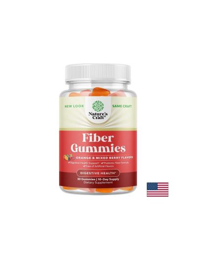 Фибри от цикория х 30 желирани таблетки Nature's Craft | Fiber Gummies