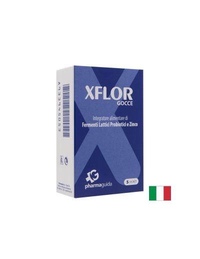 Пробиотици 2 млрд CFU + цинк за бебета и деца, на капки х 5 ml мл Pharmaguida | XFLOR Gocce
