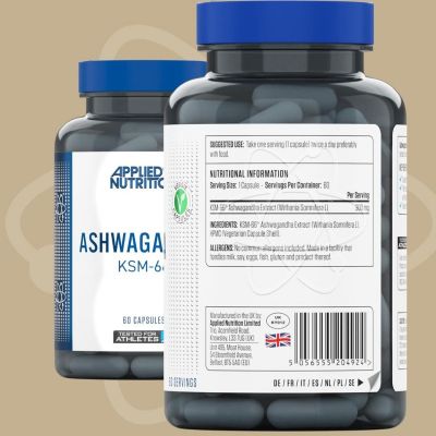 Ашваганда екстракт KSM-66 300 мг х 60 капсули Applied Nutrition | Ashwagandha