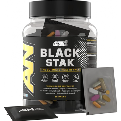 Black Stak The Ultimate Health Pack Спортни мултивитамини х 30 дози Applied Nutrition