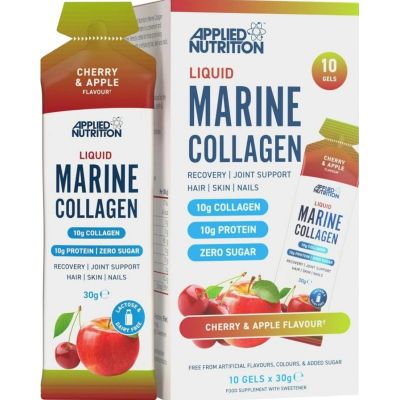 Морски колаген х 10 течни сашета Applied Nutrition | Marine Collagen Liquid