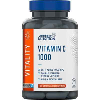 Витамин Ц 1000 мг + шипка х 100 таблетки Applied Nutrition | Vitamin C 1000mg & Rose Hips