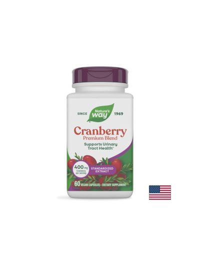 CranRx Червена боровинка 400 мг + Витамин C 30 мг х 60 капсули Nature's Way