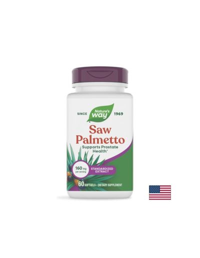 Сао палмето плод 160 мг х 60 капсули Nature's Way | Saw Palmetto