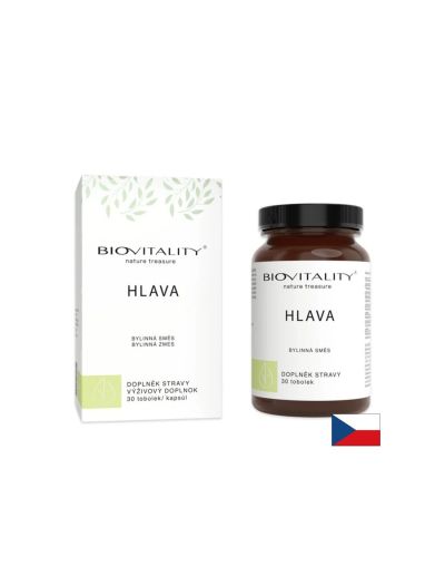 Biovitality ® Билков комплекс при главоболие, мигрена и нервно напрежение х 30 капсули GREEN IDEA