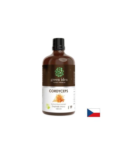 Кордицепс + Витамин Ц тинктура х 100 мл GREEN IDEA | Cordyceps & Vitamin C