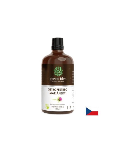 Бял трън ( Млечен бодил ) тинктура х 100 мл GREEN IDEA | Milk Thistle