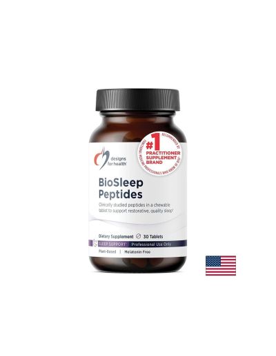 BioSleep Peptides Формула при безсъние с пептиди от кафяв ориз х 30 дъвчащи таблетки Designs For Health