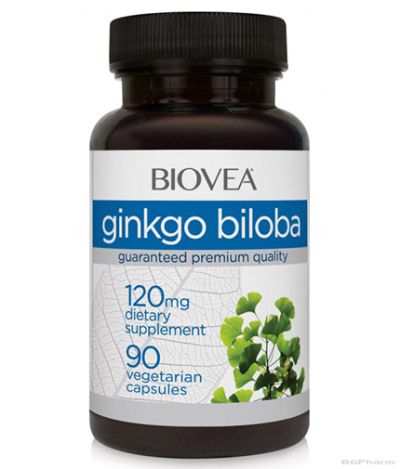 Гинко билоба екстракт 120 мг х 90 капсули Biovea | Ginkgo Biloba