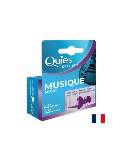 Шумоизолиращи силиконови тапи за уши за възрастни 18 dB х 1 чифт QUIES