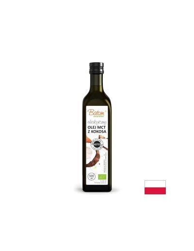 МСТ масло от кокос БИО х 500 мл BATOM | MCT Coconut oil