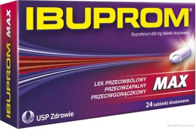 ИБУПРОМ МАКС 400мг х 24 таблетки USP (ибупрофен)