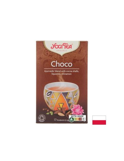 ЙОГИ ШОКО Аюрведичен чай с подправки БИО х 17 пакетчета | YOGI Tea