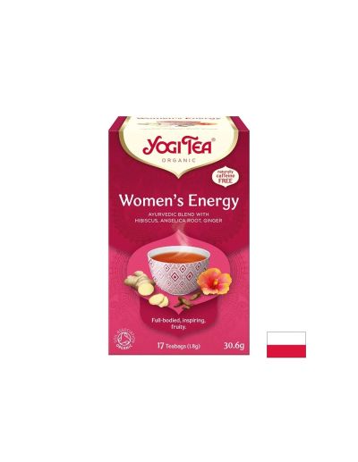 ЙОГИ ЖЕНСКА ЕНЕРГИЯ Аюрведичен чай БИО х 17 пакетчета | YOGI Tea