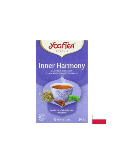 ЙОГИ ВЪТРЕШНА ХАРМОНИЯ Аюрведичен чай БИО х 17 пакетчета | YOGI Tea