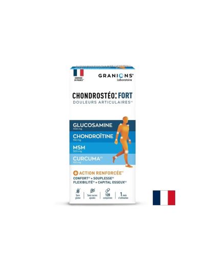 Комплексна грижа за ставите и съединителната тъкан х 120 таблетки EA PHARMA | Chondrostéo+ Fort
