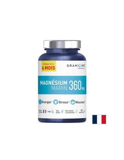 Морски магнезий + Витамин Б6 х 180 таблетки EA PHARMA | Marine Magnesium & B6