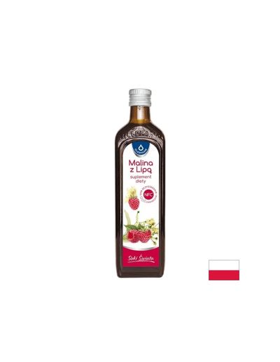 Сок от малина с дребнолистна липа х 490 мл OLEFARM | Raspberry & Linden juice