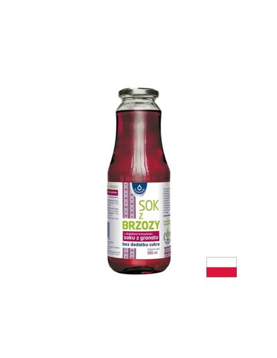 Сок от бреза с концентрат от нар х 990 мл Oleofarm | Birch juice