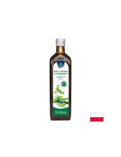 Алое вера гел + сок от лист х 500 мл Oleofarm | Aloe vera gel and juice