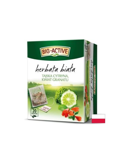 Бял чай с тайландски лимон и цитруси х 20 филтъра HERBAPOL | White tea