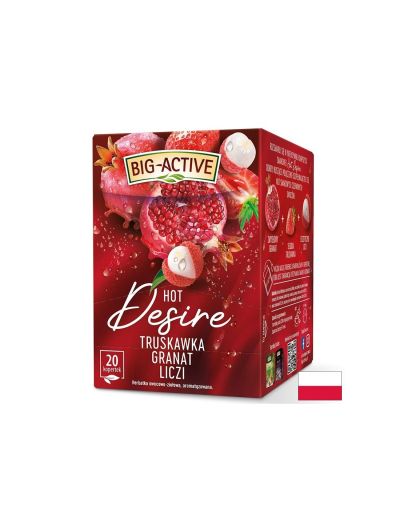 Hot Desire Чай с ягода, нар и личи х 20 филтъра HERBAPOL