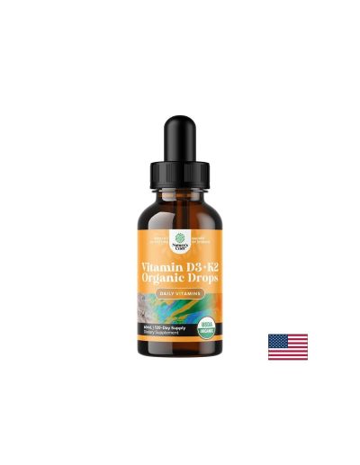 Витамин Д3 + К2 на капки за деца х 60 мл Nature's Craft | Vitamin D3 & K2