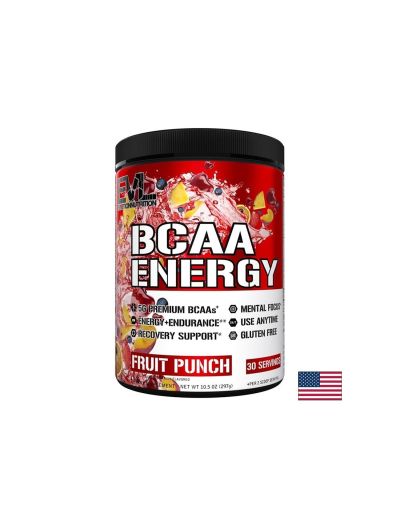 БЦАА на прах + Витамини Ц, Б6 и Б12 х 297 гр EVLUTION NUTRITION | BCAA Energy