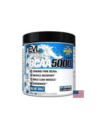 БЦАА Верижно разклонени аминокиселини на прах 5000 мг х 267 гр ELVUTION NUTRITION | BCAA