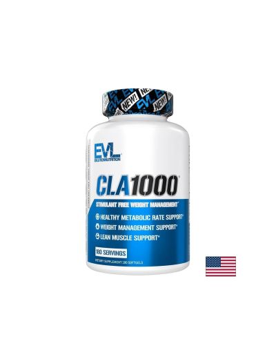 КЛА Конюгирана линолова киселина 1000 мг х 180 капсули ELVUTION NUTRITION