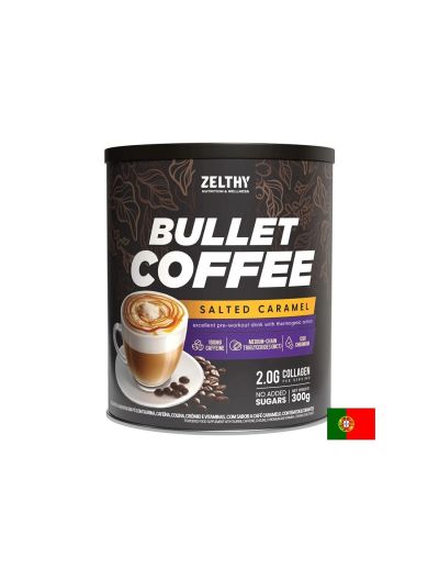 Бронирано кафе с колаген и МСТ на прах 450 гр Zelthy Origins ( солен карамел )