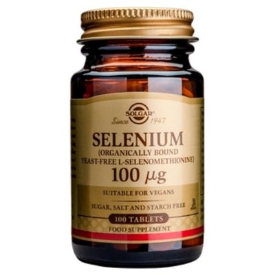 СЕЛЕН 100 мкг х 100 таблетки СОЛГАР | SELENIUM 100mcg tabslets 100s SOLGAR