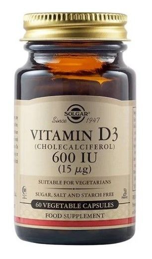 ВИТАМИН Д3 600IU х 60 капсули СОЛГАР | VITAMIN D3 SOLGAR