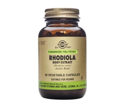 ЕКСТРАКТ ОТ ЗЛАТЕН КОРЕН (родиола) 60 капсули СОЛГАР | RHODIOLA ROOT EXTRACT SOLGAR