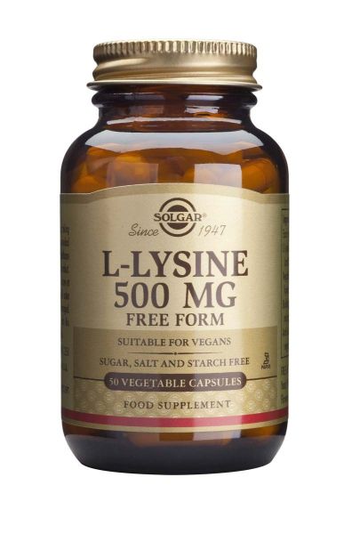 Л-ЛИЗИН 500мг 50 капсули СОЛГАР | L-LYSINE 50s SOLGAR