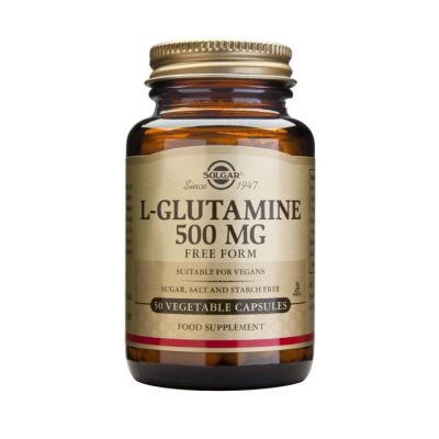 Л-ГЛУТАМИН 500мг 50 капсули СОЛГАР | L-GLUTAMINE SOLGAR