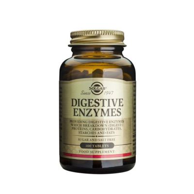 ХРАНОСМИЛАТЕЛНИ ЕНЗИМИ 100 таблетки СОЛГАР | DIGESTIVE ENZYMES SOLGAR