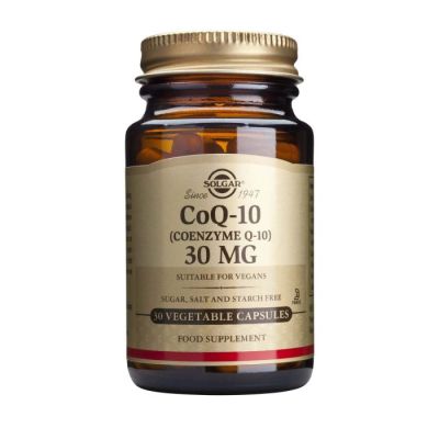 КОЕНЗИМ Q-10 30мг 30 капсули СОЛГАР | COENZYME Q-10 30mg SOLGAR