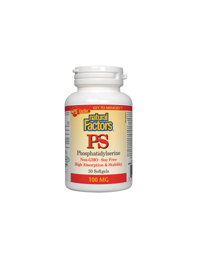 ФосфатидилСерин 100мг х 30 капсули Natural Factors | PS Phosphatidylserine