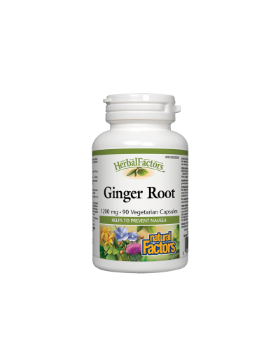 Джинджифил (корен) 450мг х 90 капсули Natural Factors | Ginger Root