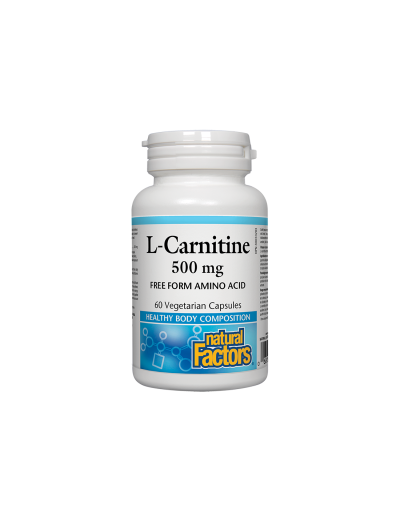 Л-Карнитин 500мг х 60 капсули Natural Factors | L-Carnitine