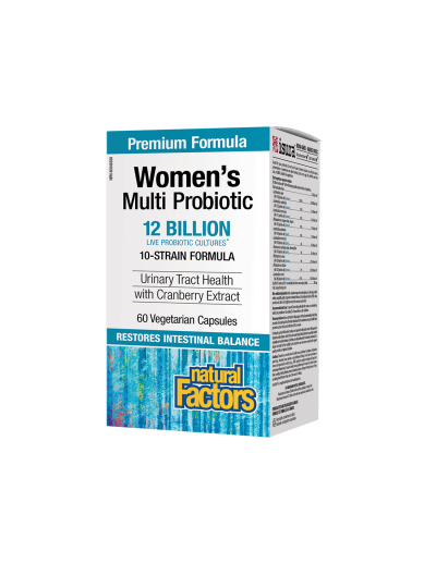 Пробиотик за жени 12 млрд. активни пробиотици 60 капсули Natural Factors | Women`s Multi Probiotic