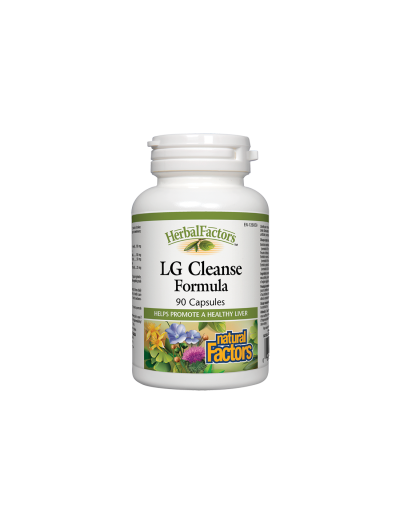 Черен дроб и жлъчка Детокс Формула 90 капсули Natural Factors | LG Cleanse Formula