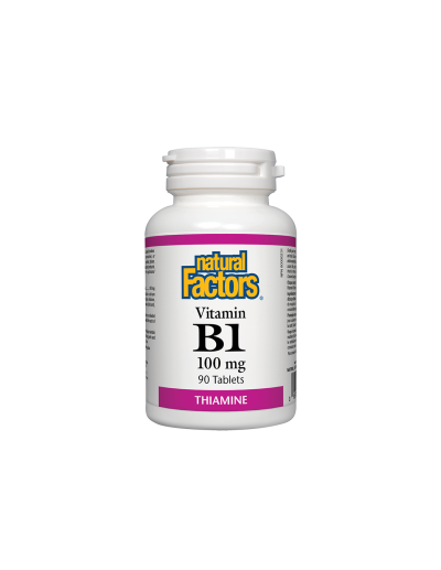 Витамин Б1 (тиамин) 100мг х 90 таблетки Natural Factors | Vitamin B1