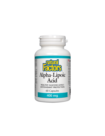 Алфа-липоева киселина 400мг x 60 капсули Natural Factors | Alpha-Lipoic Acid