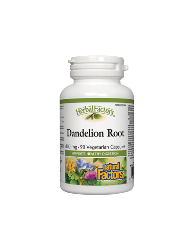 Глухарче корени 425мг x 90 капсули Natural Factors | Dandelion Root