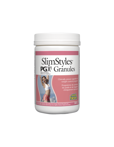 PGX® SlimStyles® Здравословни фибри за отслабване x 300гр гранули Natural Factors