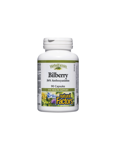 Черна боровинка екстракт x 90 капсули Natural Factors | Bilberry